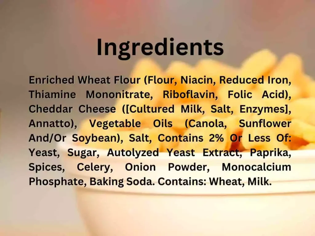 What Ingredients Do Goldfish Crackers Have?